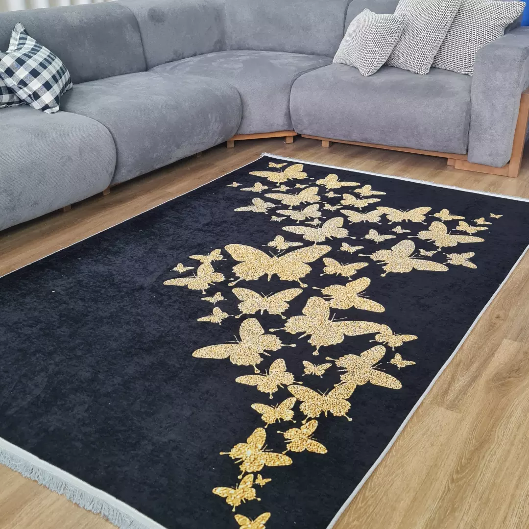 فرشینه ضدآلرژی 100×200 طرح پروانه