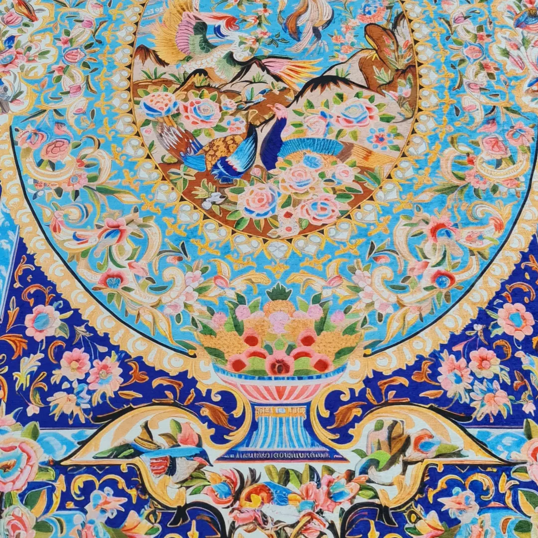 فرشینه چاپی طرح سنتی